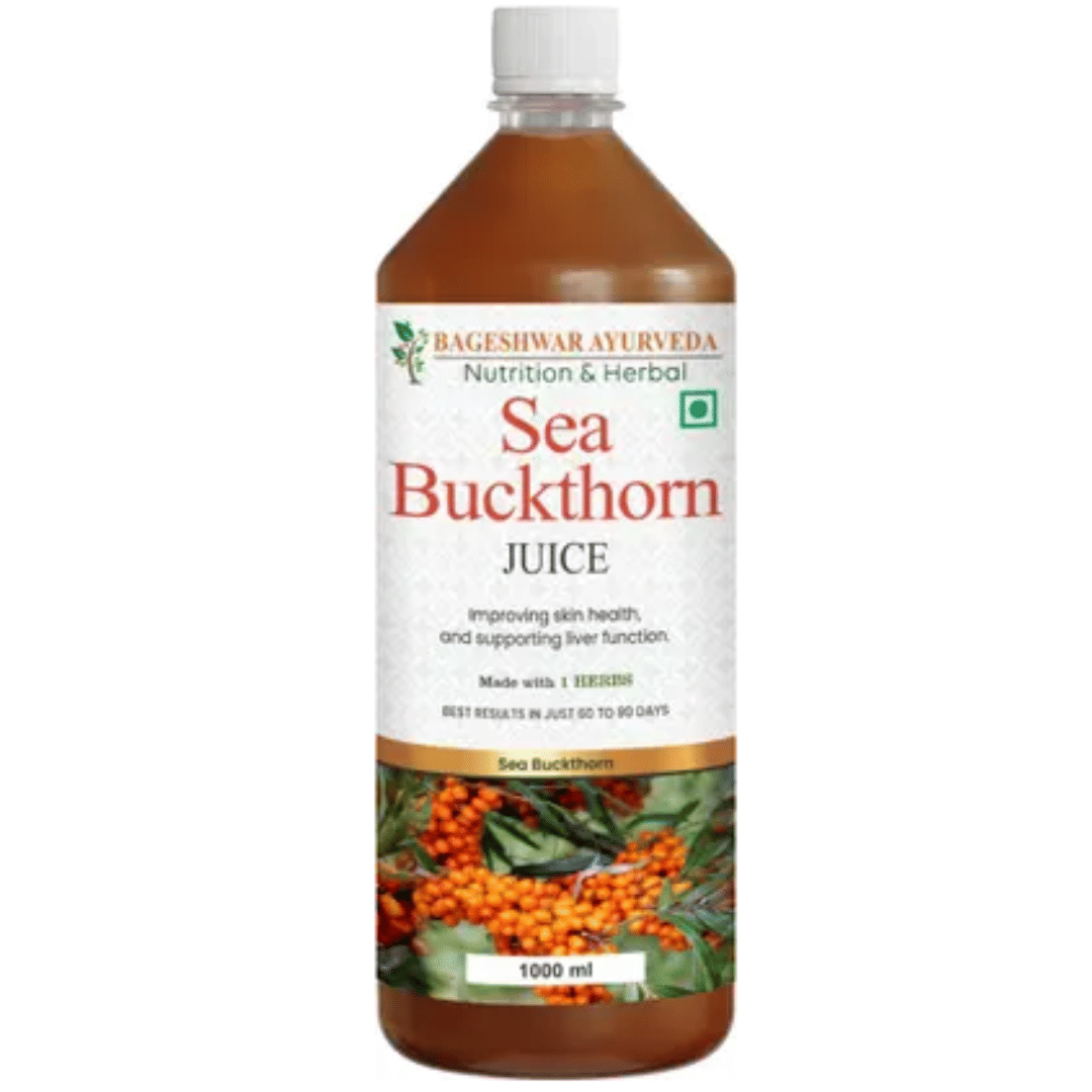     			Bageshwar Ayurveda Sea Buckthorn Juice, Super Antioxidant Multivitamin Enrich with  3,6,9 & 7