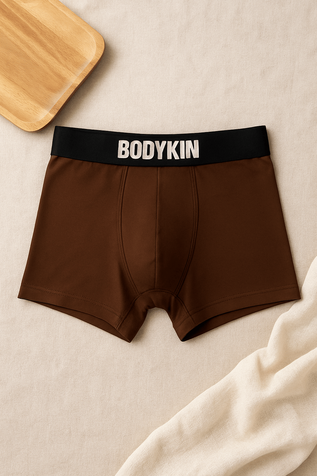 Bodykin Pack of 1 Cotton Trunks For Men's ( Brown ) Bodykin Pack of 1 Cotton Trunks For Men's ( Brown )