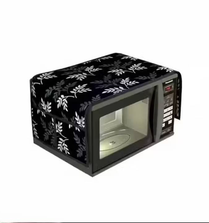Butterfly Effect Single Polyester Black Microwave Oven Cover - Upto 19L     			Butterfly Effect Single Polyester Black Microwave Oven Cover - Upto 19L