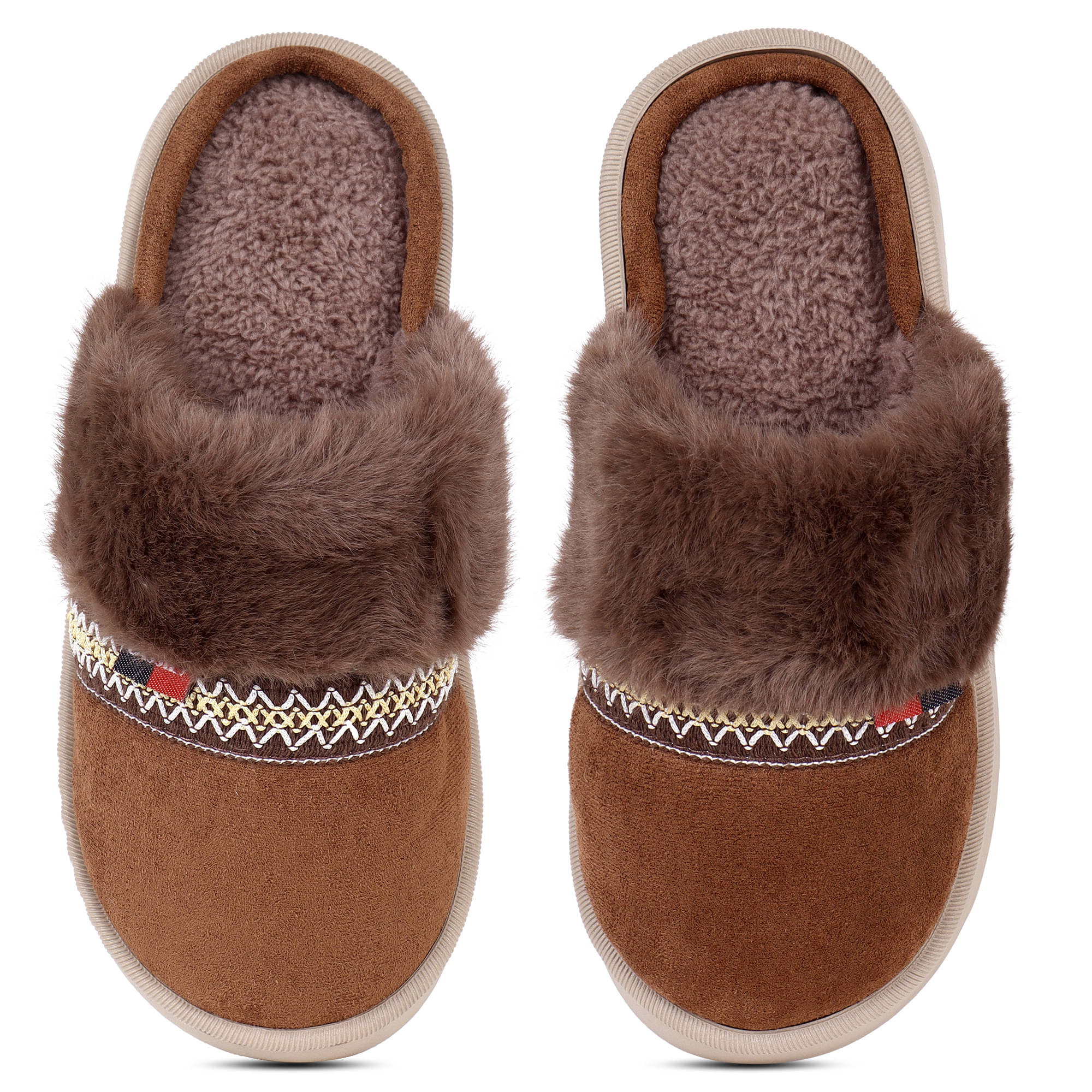     			CASSIEY Brown Women's Daily Slipper