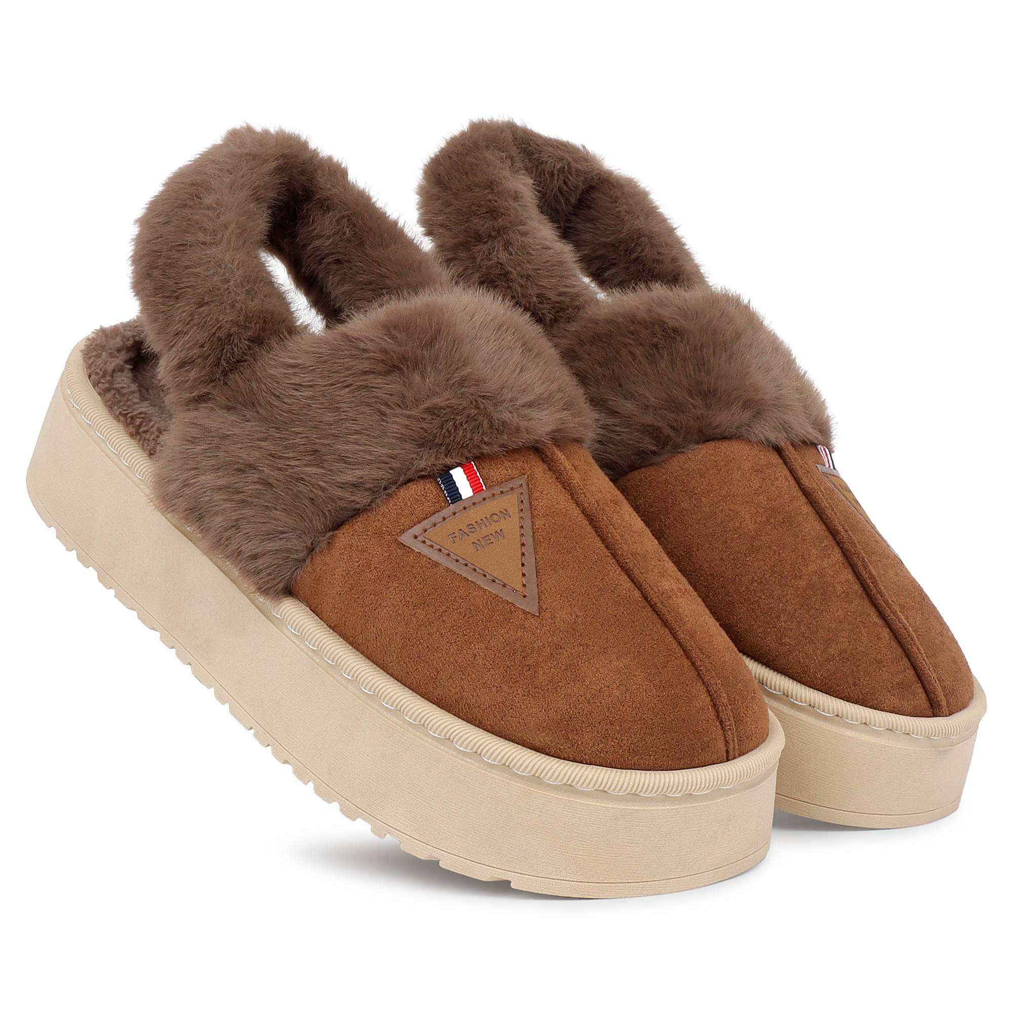     			CASSIEY Brown Women's Daily Slipper