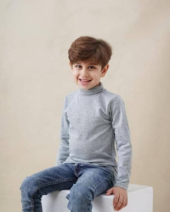     			CLOTHINA Pack of 1 Boys Fleece Sweater ( Grey )