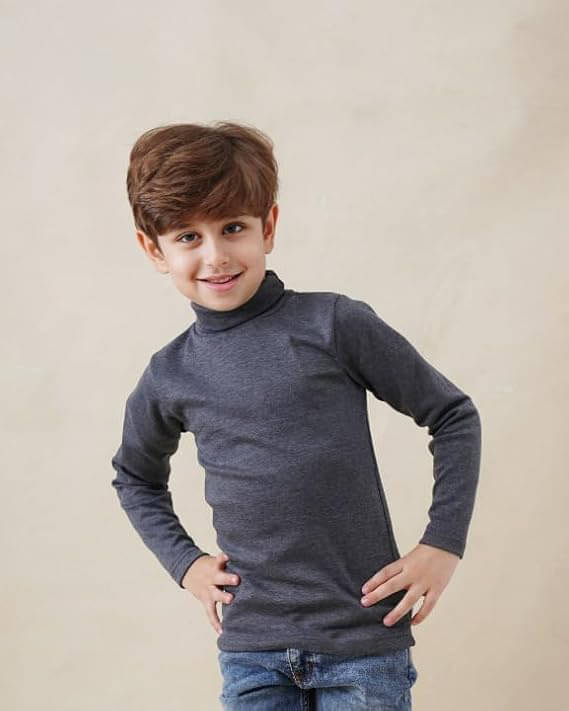    			CLOTHINA Pack of 1 Boys Fleece Sweater ( Grey )