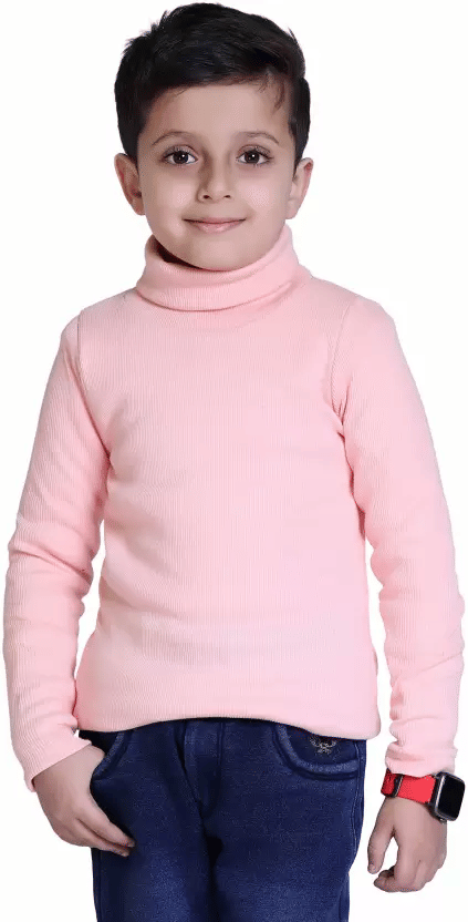     			CLOTHINA Pack of 1 Boys Fleece Sweater ( Pink )