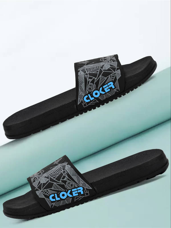     			Cloker Blue Men's Slide Flip Flop