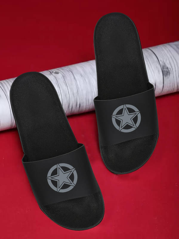     			Cloker Grey Men's Slide Flip Flop
