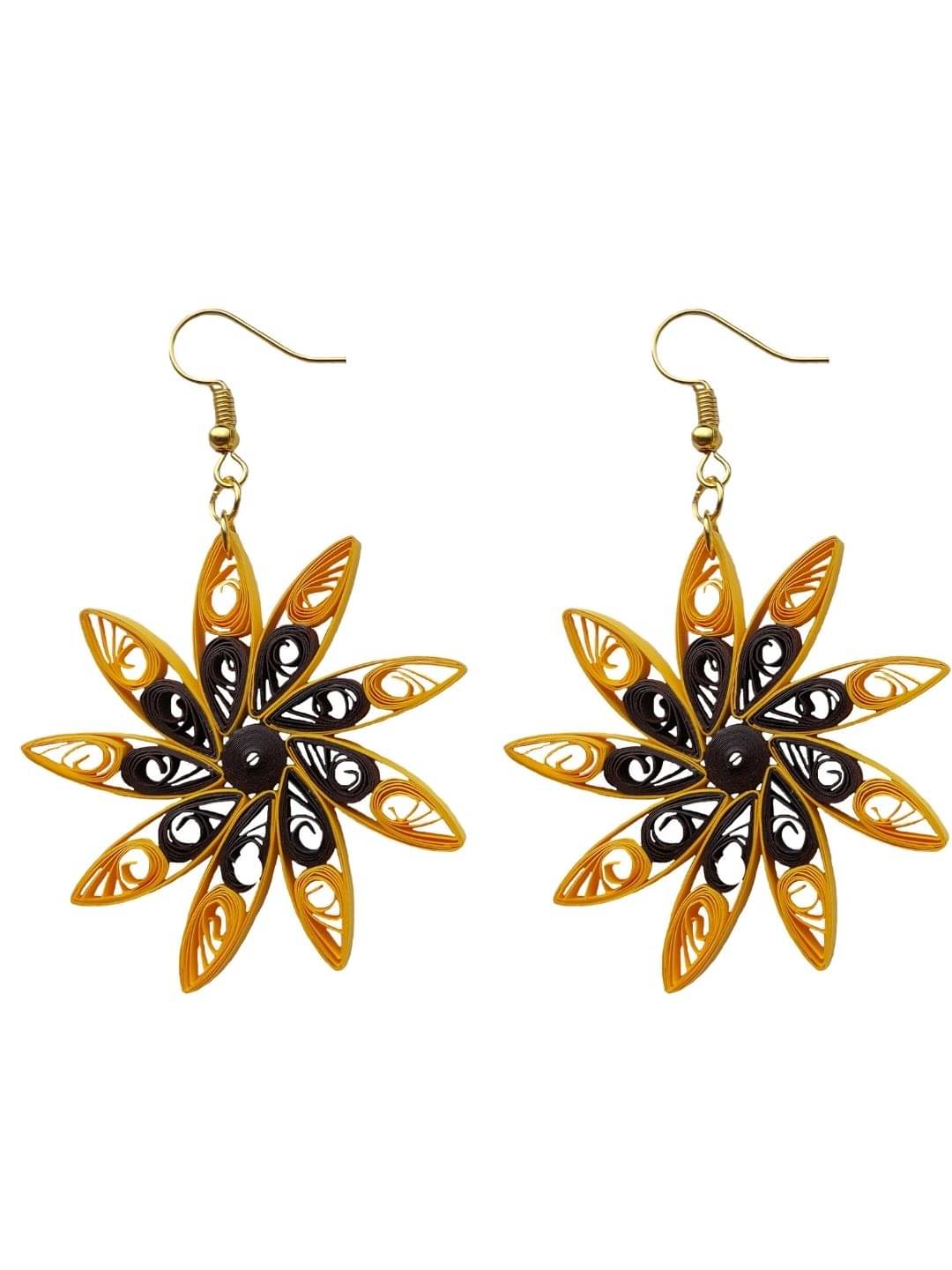     			Designer's Collection Multi Color Drop Earrings ( Pack of 1 )