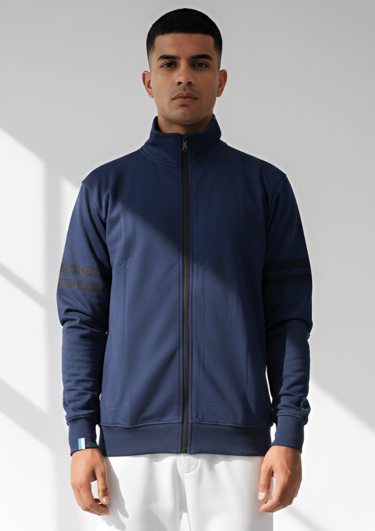 Dollar Cotton Blend Men's Casual Jacket - Blue ( Pack of 1 ) Dollar Cotton Blend Men's Casual Jacket - Blue ( Pack of 1 )