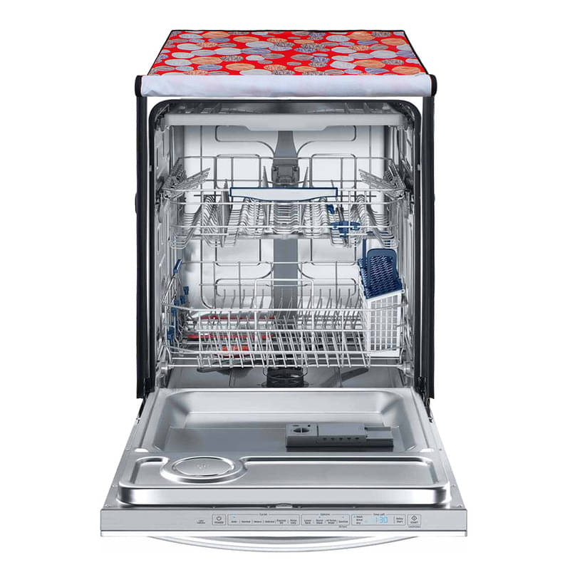 Dream Care Single PVC Orange Dishwasher Cover     			Dream Care Single PVC Orange Dishwasher Cover