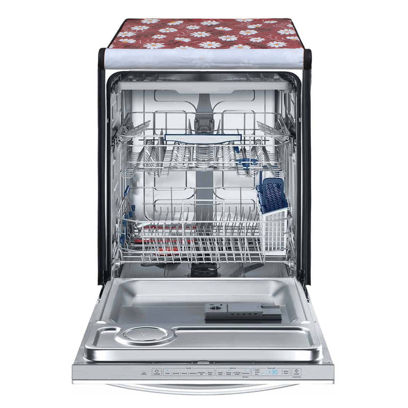 Dream Care Single PVC Red Dishwasher Cover     			Dream Care Single PVC Red Dishwasher Cover