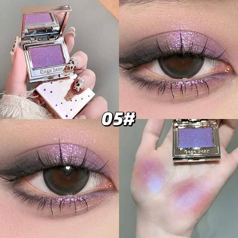     			GEGE BEAR Purple Shimmer Powder Eye Shadow 25