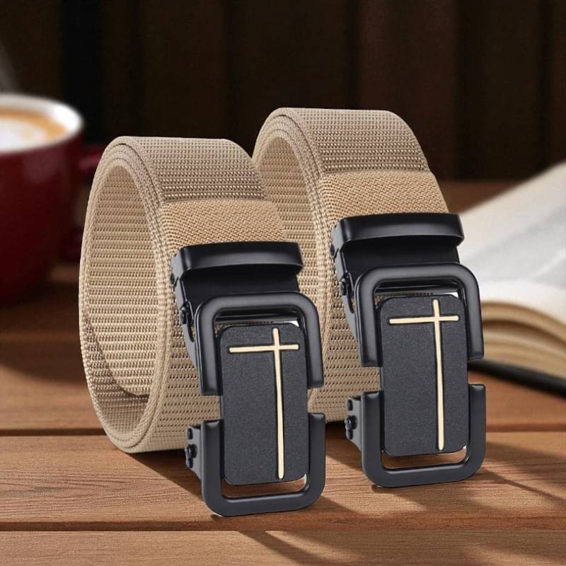 Generic - Beige Canvas Men's Casual Belt ( Pack of 2 ) Generic - Beige Canvas Men's Casual Belt ( Pack of 2 )