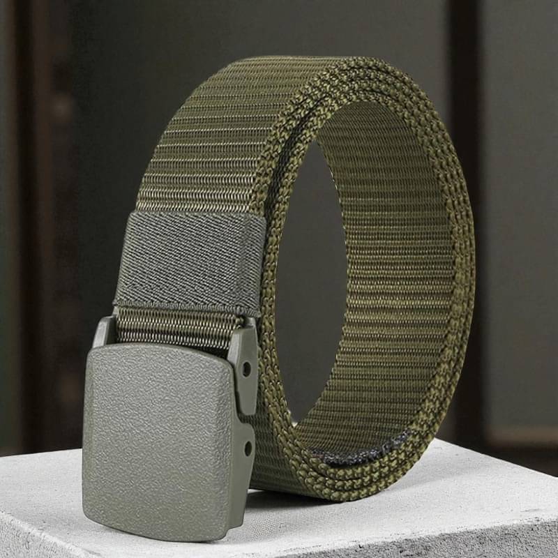 Generic - Green Canvas Men's Casual Belt ( Pack of 1 ) Generic - Green Canvas Men's Casual Belt ( Pack of 1 )