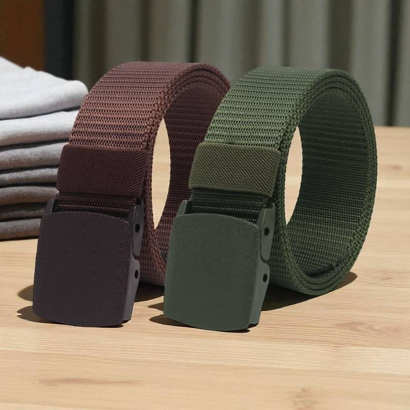 Generic - Multi Canvas Men's Casual Belt ( Pack of 2 ) Generic - Multi Canvas Men's Casual Belt ( Pack of 2 )