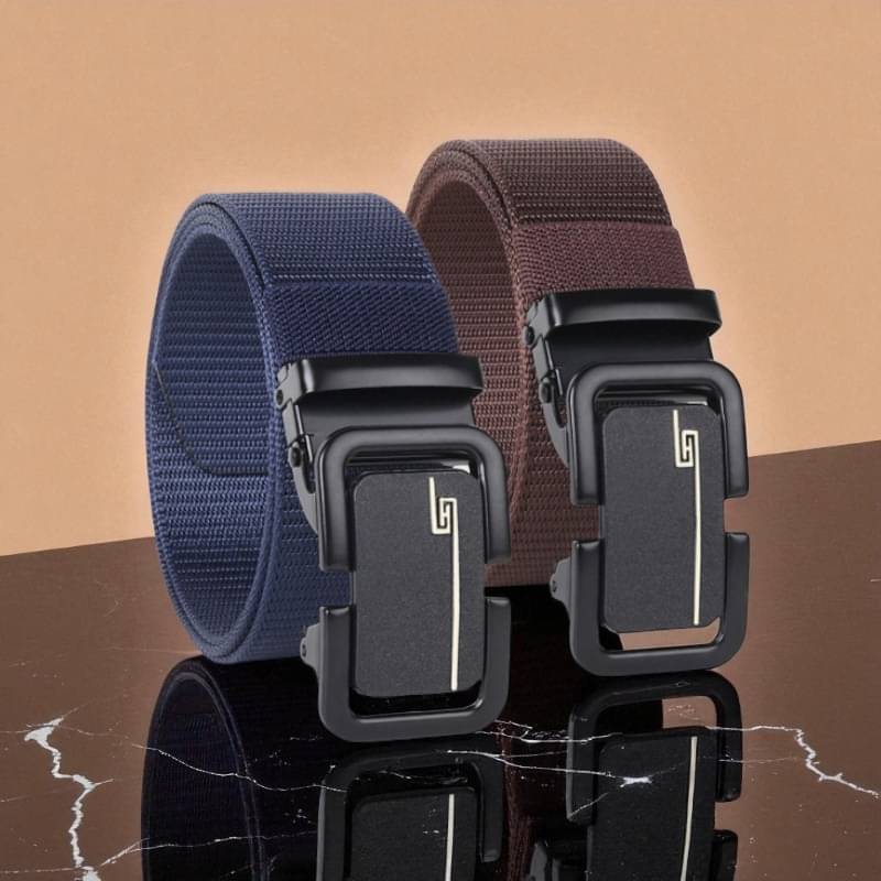 Generic - Multi Canvas Men's Casual Belt ( Pack of 2 ) Generic - Multi Canvas Men's Casual Belt ( Pack of 2 )
