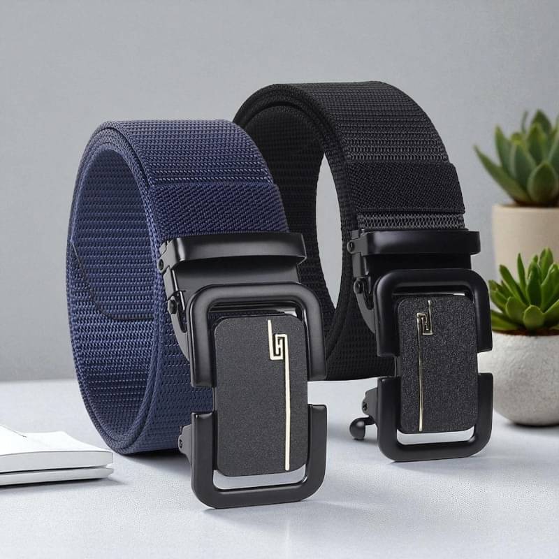 Generic - Multi Canvas Men's Casual Belt ( Pack of 2 ) Generic - Multi Canvas Men's Casual Belt ( Pack of 2 )