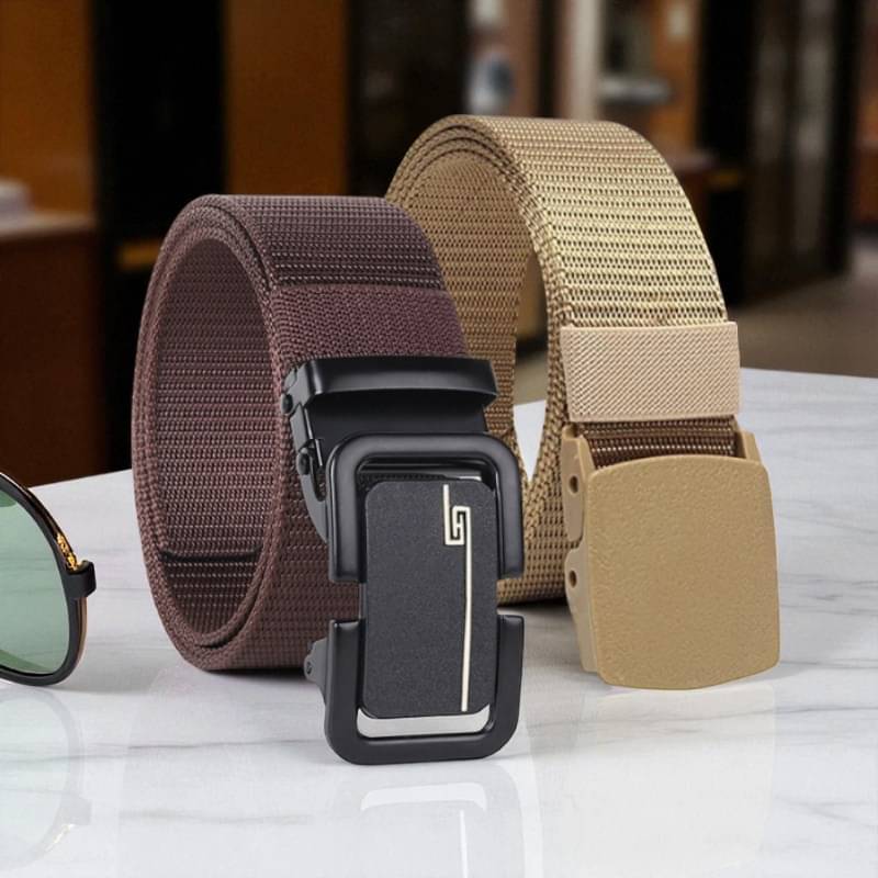 Generic - Multi Canvas Men's Casual Belt ( Pack of 2 ) Generic - Multi Canvas Men's Casual Belt ( Pack of 2 )