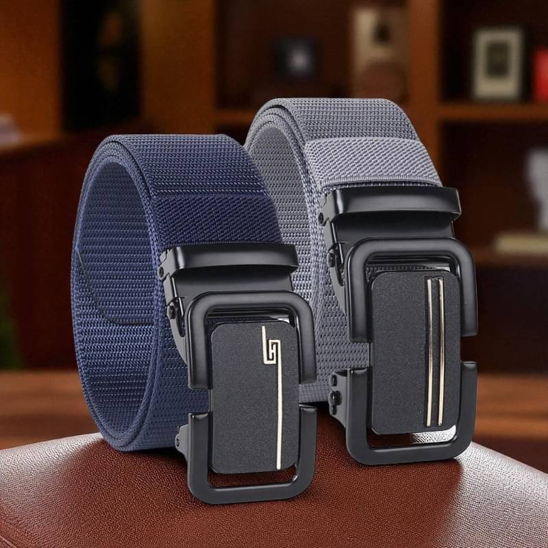 Generic - Multi Canvas Men's Casual Belt ( Pack of 2 ) Generic - Multi Canvas Men's Casual Belt ( Pack of 2 )