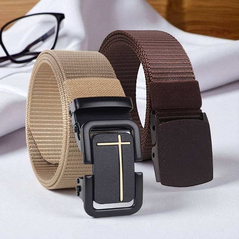 Generic - Multi Canvas Men's Casual Belt ( Pack of 2 ) Generic - Multi Canvas Men's Casual Belt ( Pack of 2 )