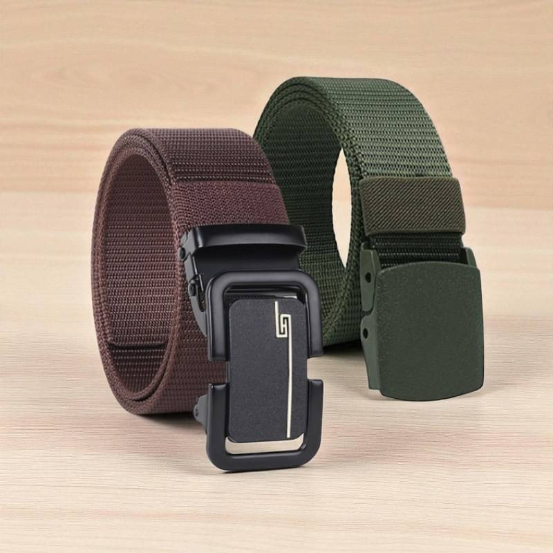 Generic - Multi Canvas Men's Casual Belt ( Pack of 2 ) Generic - Multi Canvas Men's Casual Belt ( Pack of 2 )