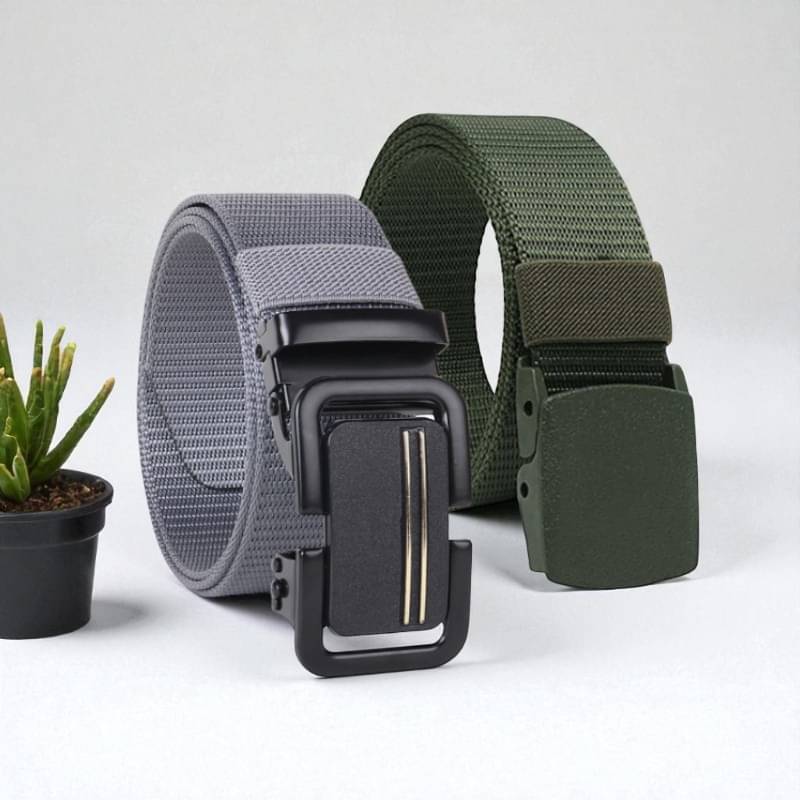 Generic - Multi Canvas Men's Casual Belt ( Pack of 2 ) Generic - Multi Canvas Men's Casual Belt ( Pack of 2 )