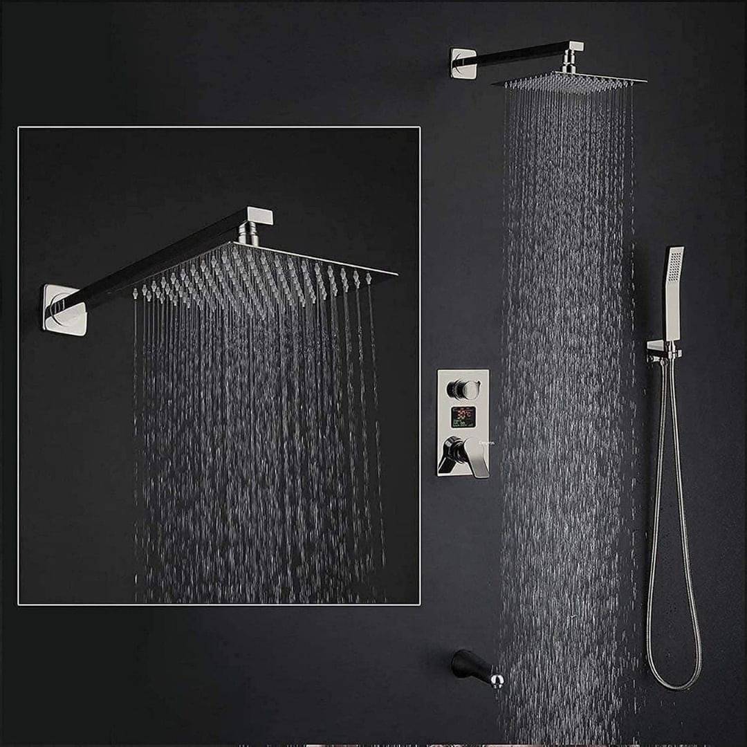     			Generic Stainless Steel Overhead Shower