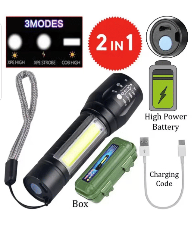 Geniric - 0.5W AA Battery Flashlight Torch ( Pack of 1 ) Geniric - 0.5W AA Battery Flashlight Torch ( Pack of 1 )