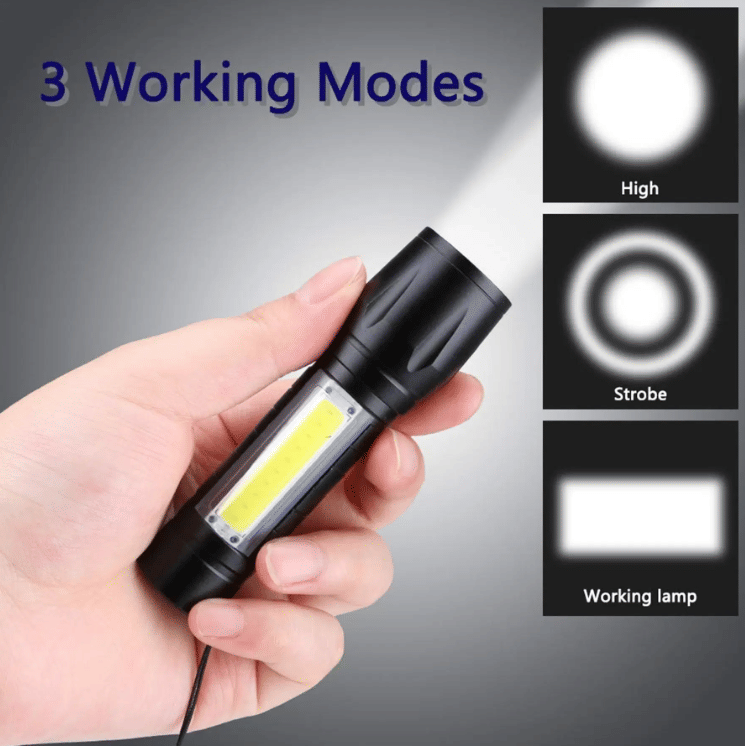 Geniric - 1W AA Battery Flashlight Torch ( Pack of 1 ) Geniric - 1W AA Battery Flashlight Torch ( Pack of 1 )