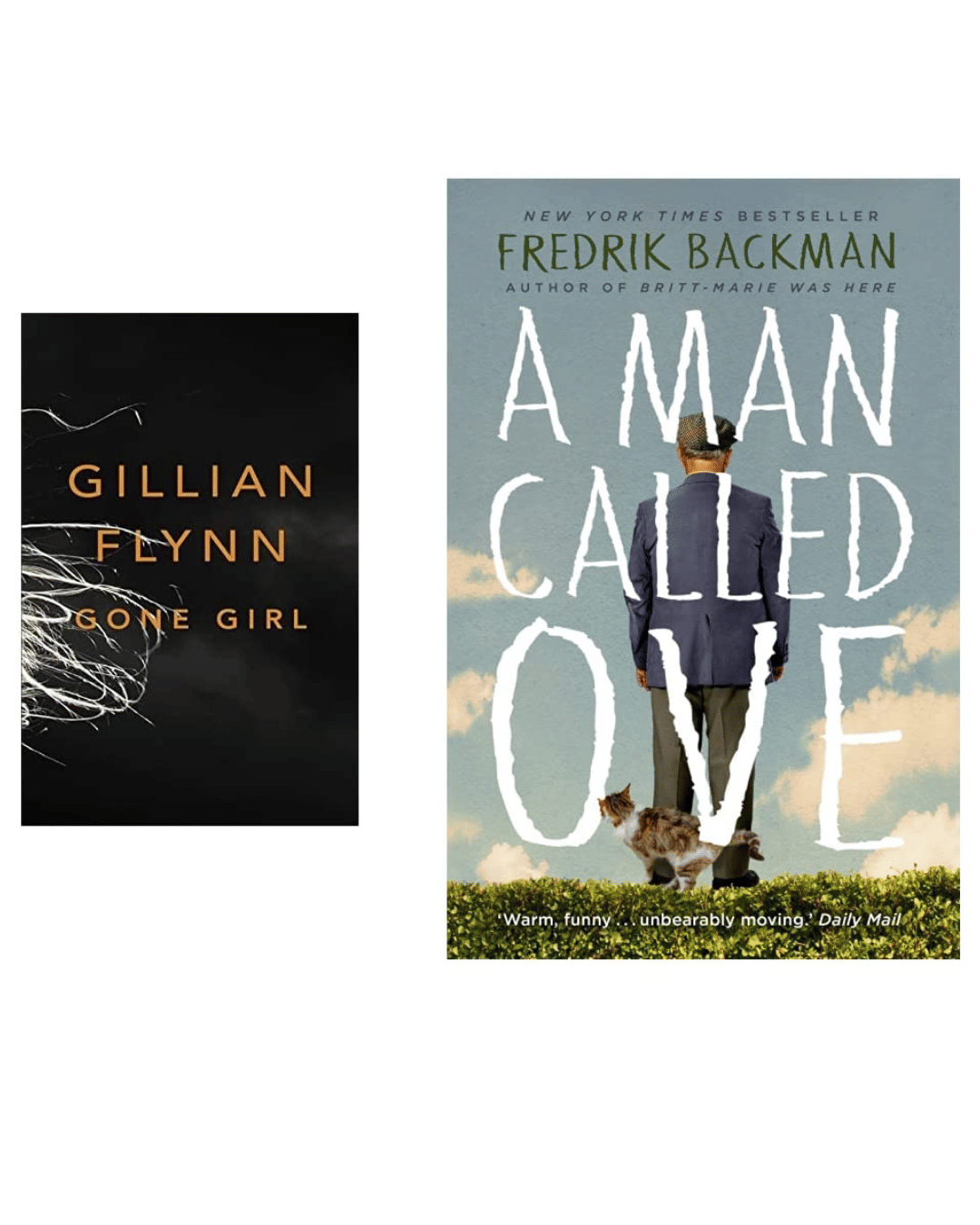     			Gone Girl+A Man Called Ove: The life-affirming bestseller that will brighten your day(Set of 2 books)