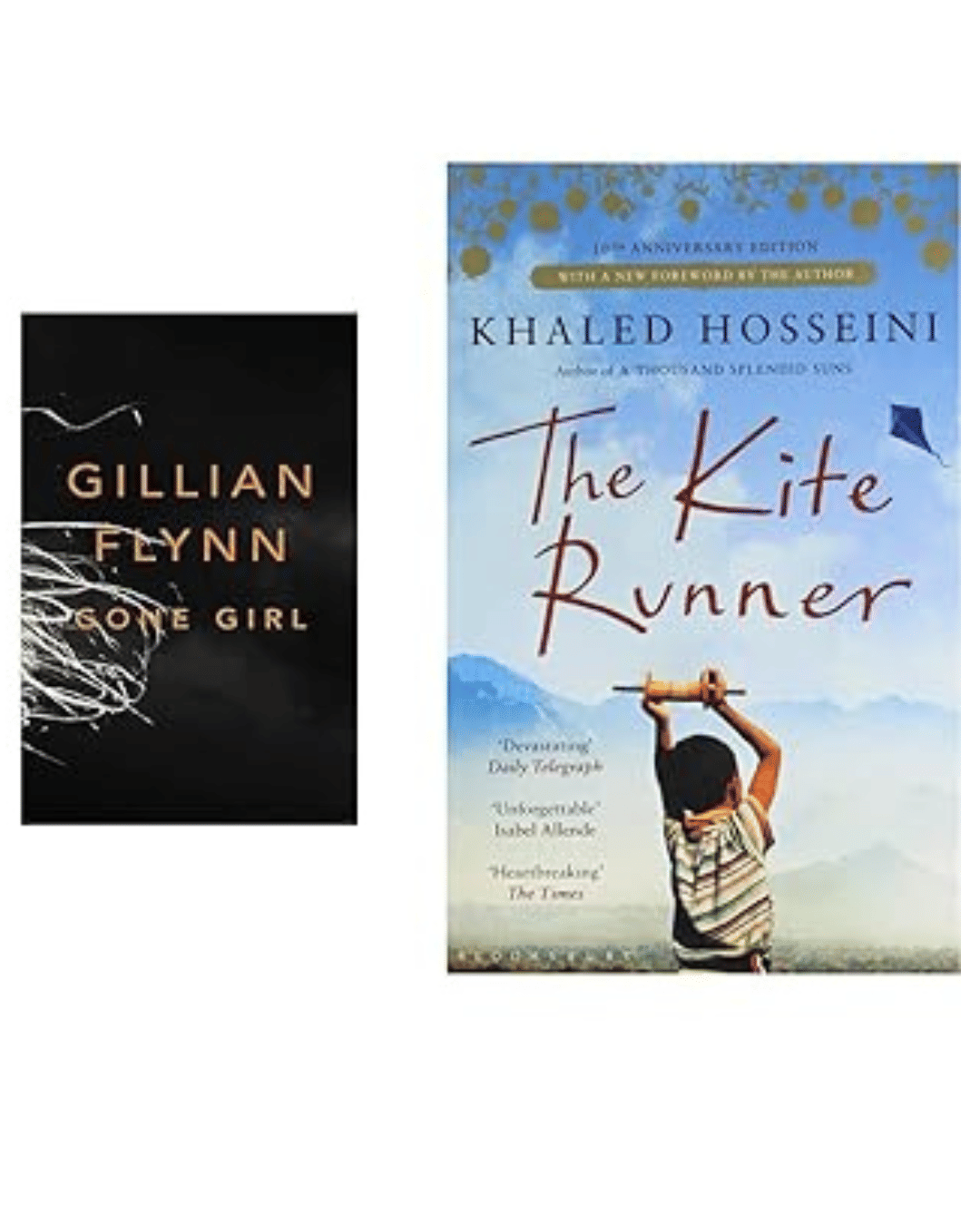     			Gone Girl+The Kite Runner(Set of 2 books)