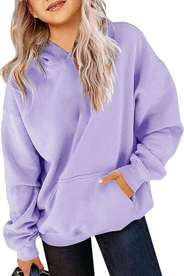 Greenflair Women Fleece Hooded Sweatshirt For Light Winters ( Purple ) Greenflair Women Fleece Hooded Sweatshirt For Light Winters ( Purple )