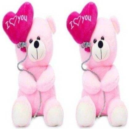    			HELLOBEAR Combo Offer Soft Stuff Cute Teddy  - 18 cm (Pink)