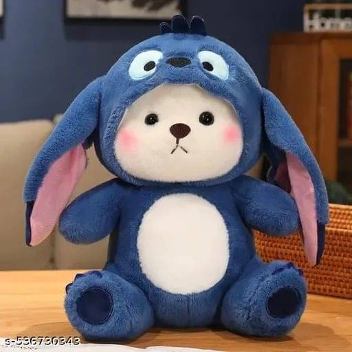     			HELLOBEAR Lena Stitch Teddy Bear Stuffed Soft Toys For Girl  - 30 mm (Multicolor)