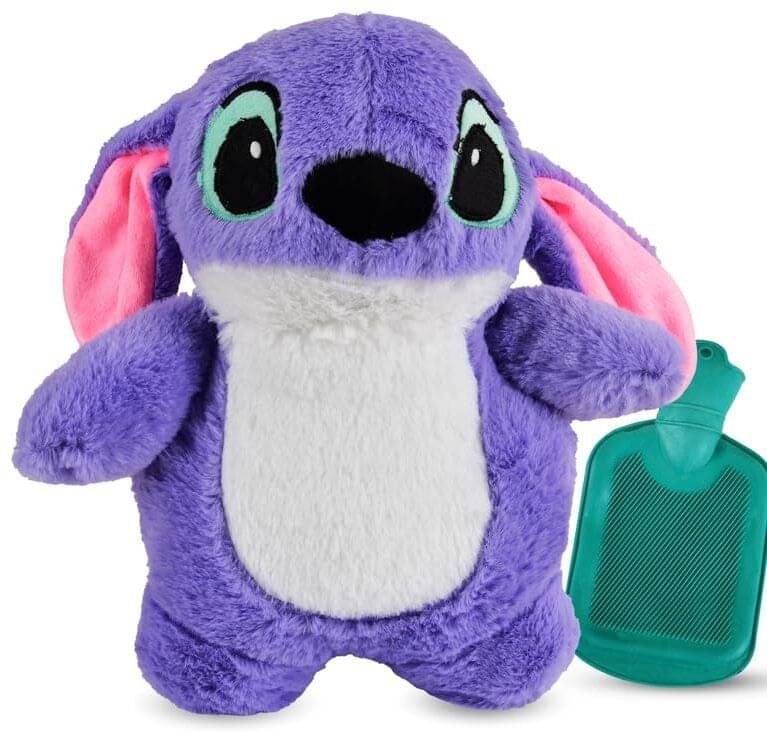     			HELLOBEAR New Stitch Teddy Bear Hot Water Bag for Period Cramp Relief  - 30 cm (Purple)