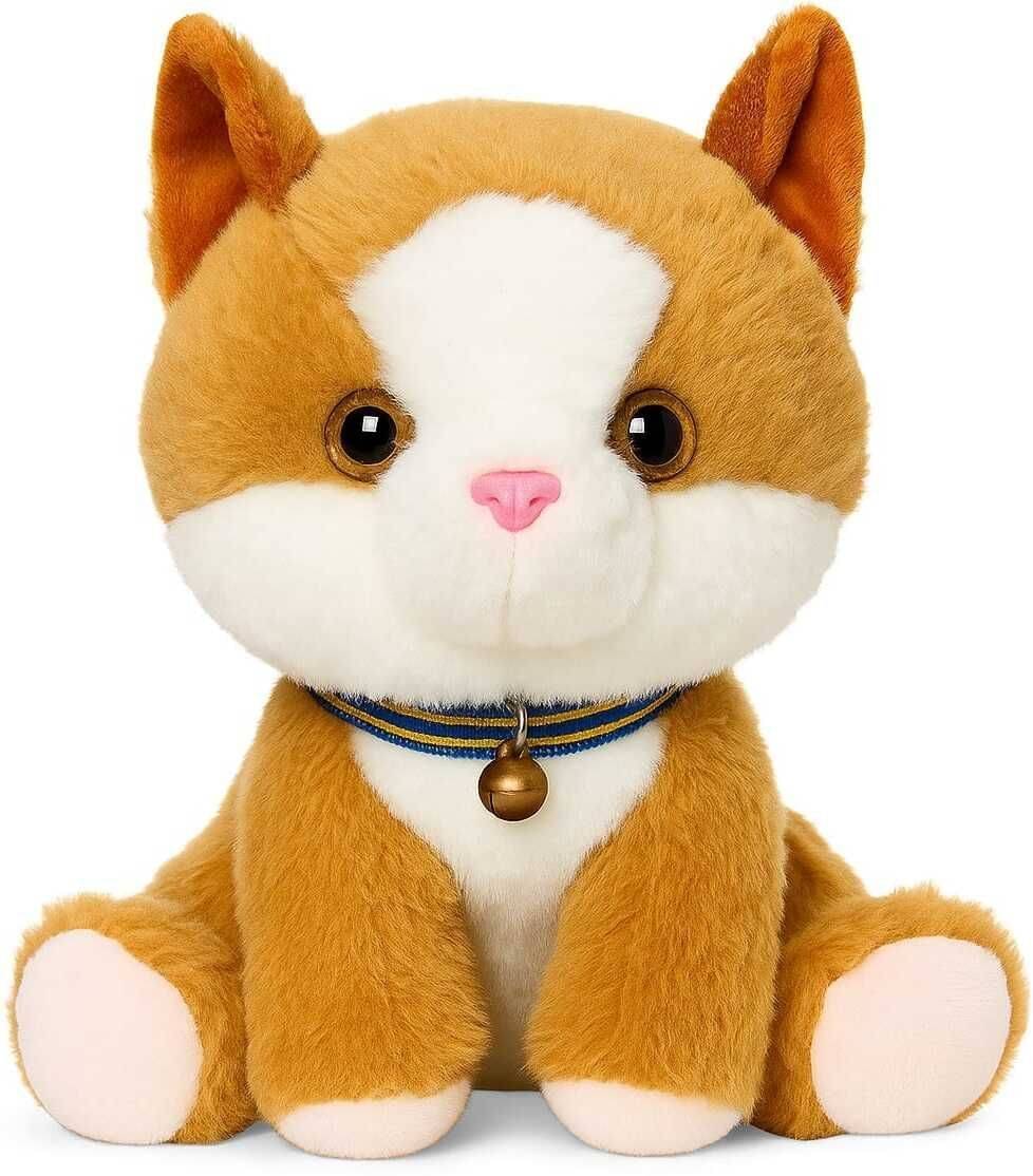 HELLOBEAR Premium Quality Cute Cat Stuffed Plush For Kids - 25 cm (Brown) HELLOBEAR Premium Quality Cute Cat Stuffed Plush For Kids - 25 cm (Brown)