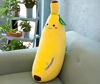     			HELLOBEAR Premium Quality Soft Banana Pillow Soft Toy  - 40 cm (Yellow)