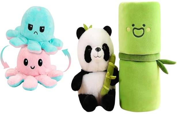     			HELLOBEAR Premium Quality Stuffed Bamboo Panda Plush For Gift/kids/Girl  - 38 cm (Multicolor)