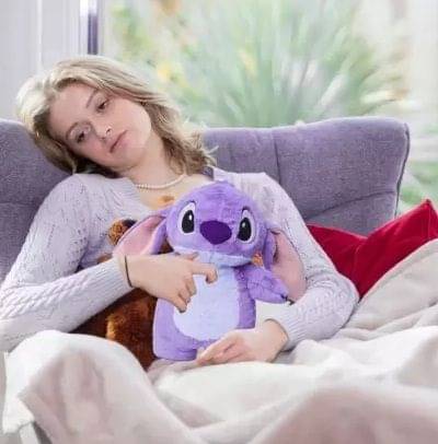     			HELLOBEAR Premium Quality titch Soft Toy with Hot Water Bag Stuffed Toy  - 30 cm (Purple)