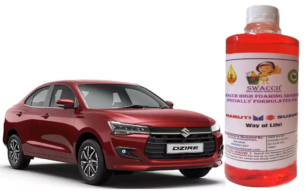 High Foaming Car Shampoo Formulated For Maruti Suzuk Dzire I Non-Toxic Formula I Ph Balanced I Super Saver Pack I Premium Wax Formulation I Glossy & Shine I 500ml High Foaming Car Shampoo Formulated For Maruti Suzuk Dzire I Non-Toxic Formula I Ph Balanced I Super Saver Pack I Premium Wax Formulation I Glossy & Shine I 500ml