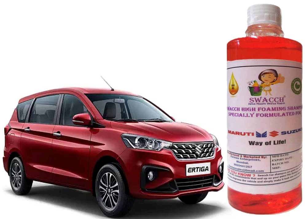 High Foaming Car Shampoo Formulated For Maruti Suzuki Ertiga I Non-Toxic Formula I Ph Balanced I Super Saver Pack I Premium Wax Formulation I Glossy & Shine I 500ml High Foaming Car Shampoo Formulated For Maruti Suzuki Ertiga I Non-Toxic Formula I Ph Balanced I Super Saver Pack I Premium Wax Formulation I Glossy & Shine I 500ml