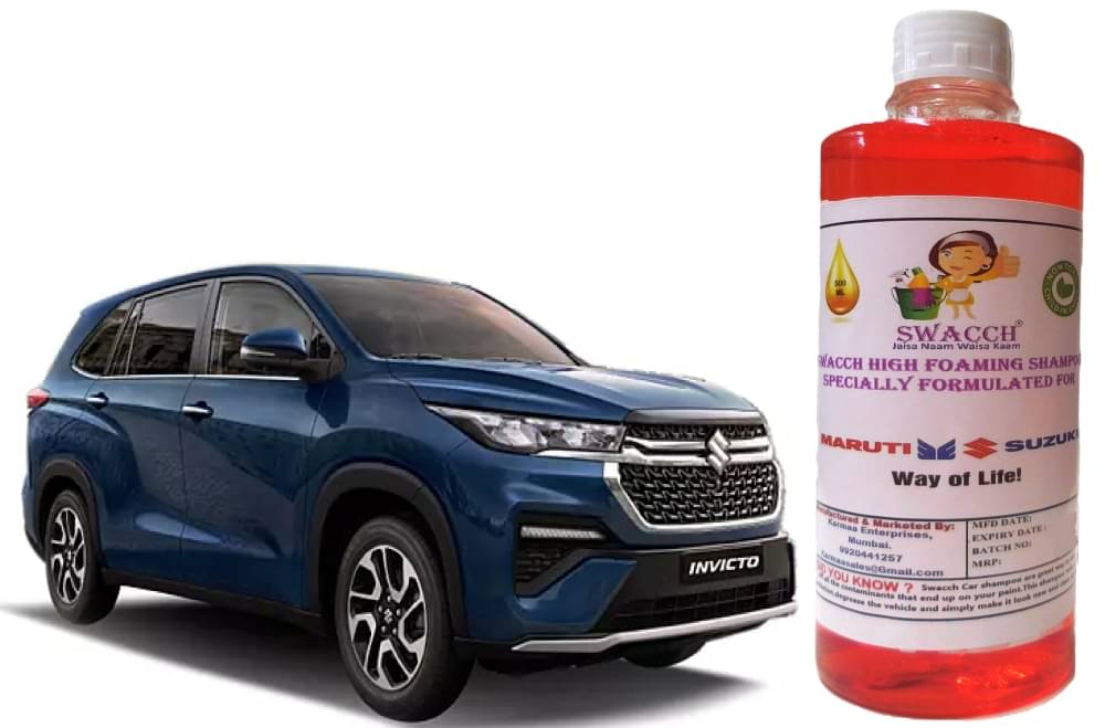 High Foaming Car Shampoo Formulated For Maruti Suzuki Invicto I Non-Toxic Formula I Ph Balanced I Super Saver Pack I Premium Wax Formulation I Glossy & Shine I 500ml High Foaming Car Shampoo Formulated For Maruti Suzuki Invicto I Non-Toxic Formula I Ph Balanced I Super Saver Pack I Premium Wax Formulation I Glossy & Shine I 500ml