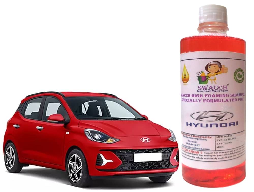 High Foaming Car Shampoo Formulated For Hyundai Grand i10 Nios I Non-Toxic Formula I Ph Balanced I Super Saver Pack I Premium Wax Formulation I Glossy & Shine I 500ml High Foaming Car Shampoo Formulated For Hyundai Grand i10 Nios I Non-Toxic Formula I Ph Balanced I Super Saver Pack I Premium Wax Formulation I Glossy & Shine I 500ml