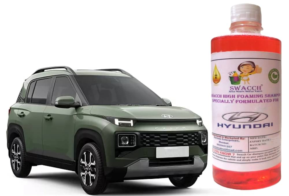 High Foaming Car Shampoo Formulated For Hyundai Exter I Non-Toxic Formula I Ph Balanced I Super Saver Pack I Premium Wax Formulation I Glossy & Shine I 500ml High Foaming Car Shampoo Formulated For Hyundai Exter I Non-Toxic Formula I Ph Balanced I Super Saver Pack I Premium Wax Formulation I Glossy & Shine I 500ml