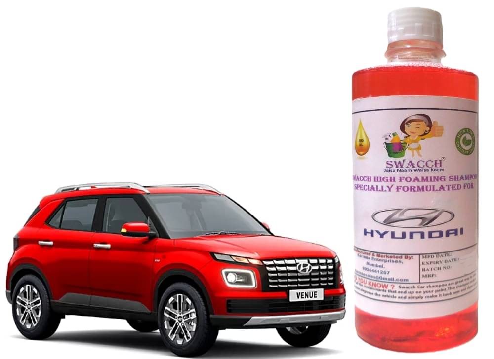 High Foaming Car Shampoo Formulated For Hyundai Venue I Non-Toxic Formula I Ph Balanced I Super Saver Pack I Premium Wax Formulation I Glossy & Shine I 500ml High Foaming Car Shampoo Formulated For Hyundai Venue I Non-Toxic Formula I Ph Balanced I Super Saver Pack I Premium Wax Formulation I Glossy & Shine I 500ml