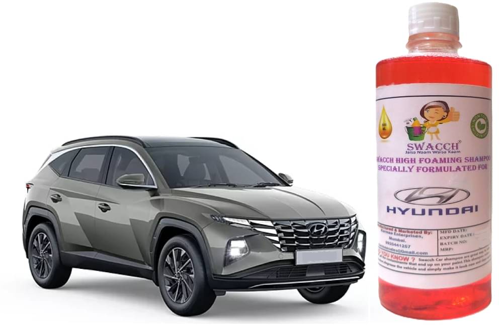 High Foaming Car Shampoo Formulated For Hyundai Tucson I Non-Toxic Formula I Ph Balanced I Super Saver Pack I Premium Wax Formulation I Glossy & Shine I 500ml High Foaming Car Shampoo Formulated For Hyundai Tucson I Non-Toxic Formula I Ph Balanced I Super Saver Pack I Premium Wax Formulation I Glossy & Shine I 500ml