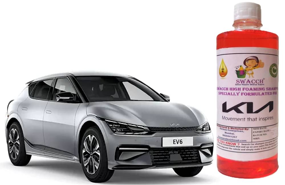 High Foaming Car Shampoo Formulated For Kia EV6 I Non-Toxic Formula I Ph Balanced I Super Saver Pack I Premium Wax Formulation I Glossy & Shine I 500ml High Foaming Car Shampoo Formulated For Kia EV6 I Non-Toxic Formula I Ph Balanced I Super Saver Pack I Premium Wax Formulation I Glossy & Shine I 500ml