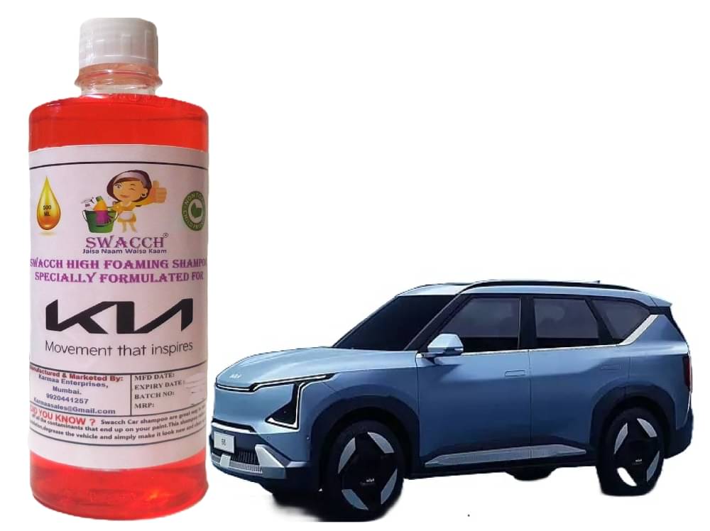 High Foaming Car Shampoo Formulated For Kia EV5 I Non-Toxic Formula I Ph Balanced I Super Saver Pack I Premium Wax Formulation I Glossy & Shine I 500ml High Foaming Car Shampoo Formulated For Kia EV5 I Non-Toxic Formula I Ph Balanced I Super Saver Pack I Premium Wax Formulation I Glossy & Shine I 500ml