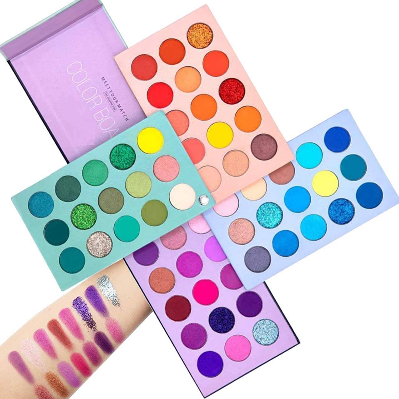 Huda Girl Multi Multi Finish Pressed Powder Eye Shadow 120 Huda Girl Multi Multi Finish Pressed Powder Eye Shadow 120