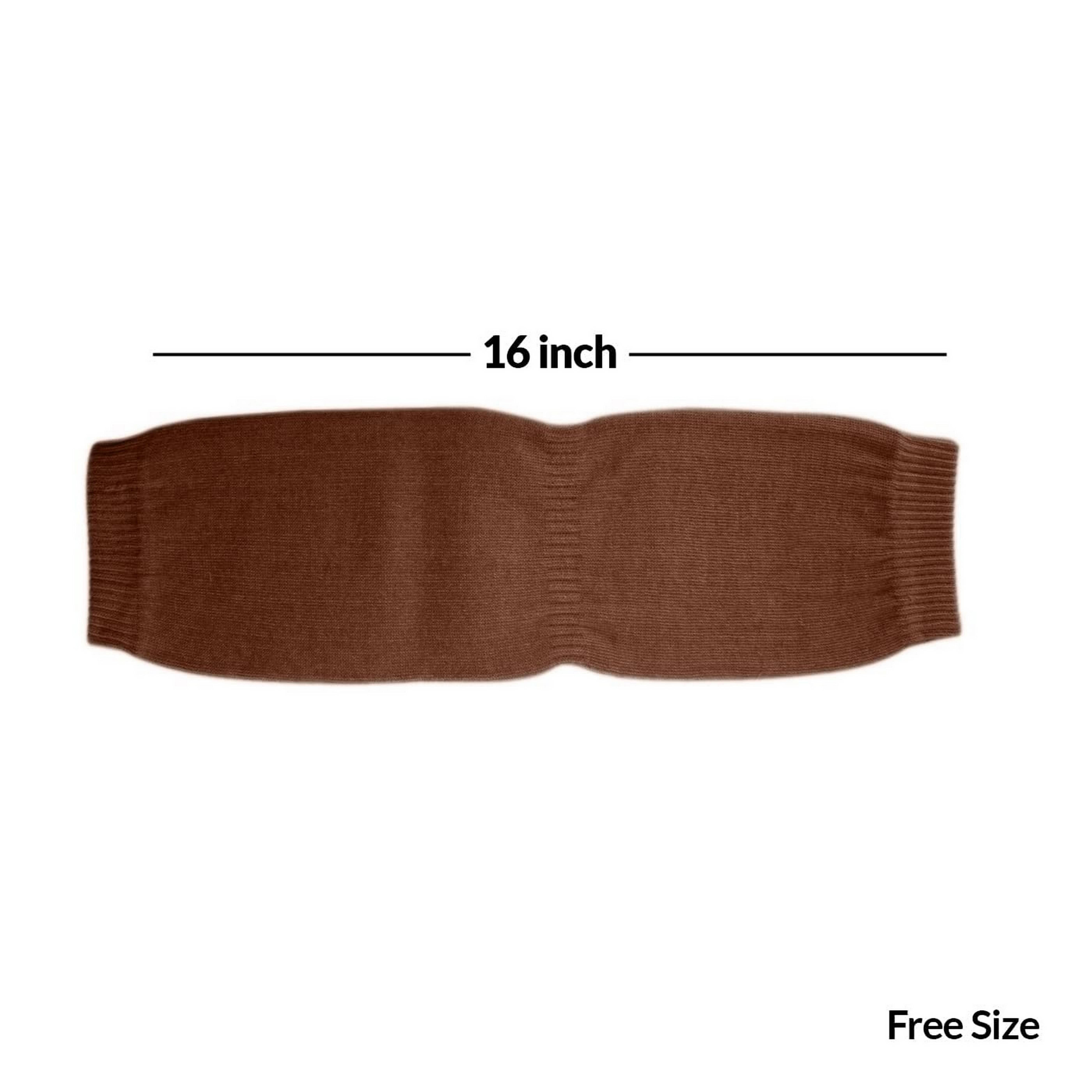 Infispace Pack of 1 Unisex Woollen Leg Warmer ( Brown ) Infispace Pack of 1 Unisex Woollen Leg Warmer ( Brown )