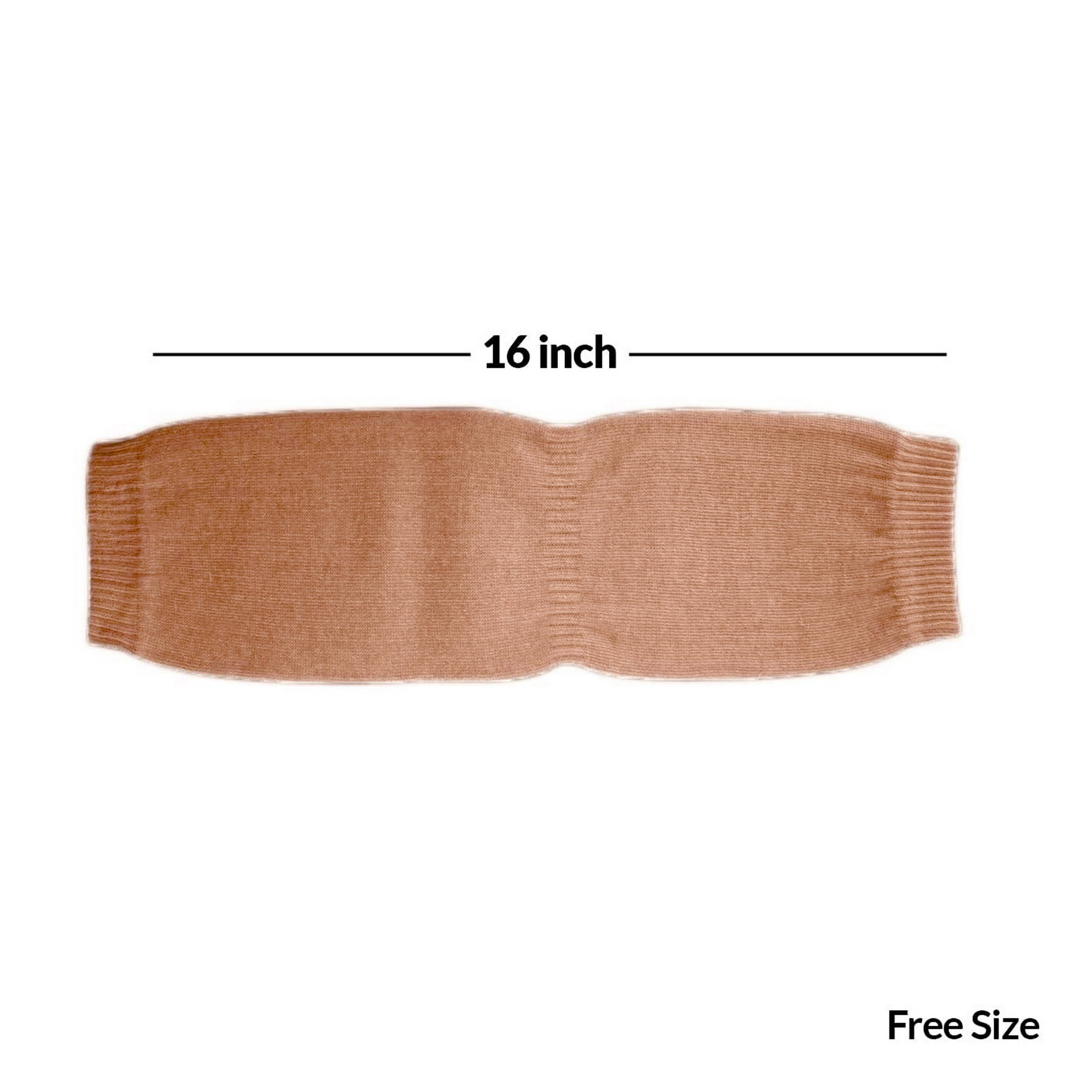     			Infispace Pack of 1 Unisex Woollen Leg Warmer ( Beige )